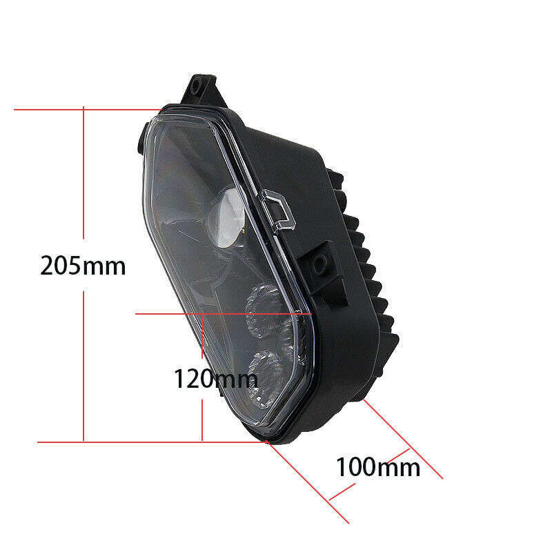 LED Headlight Assembly w/ Angel Eye for Polaris Sportsman Ranger RZR 570 800 900