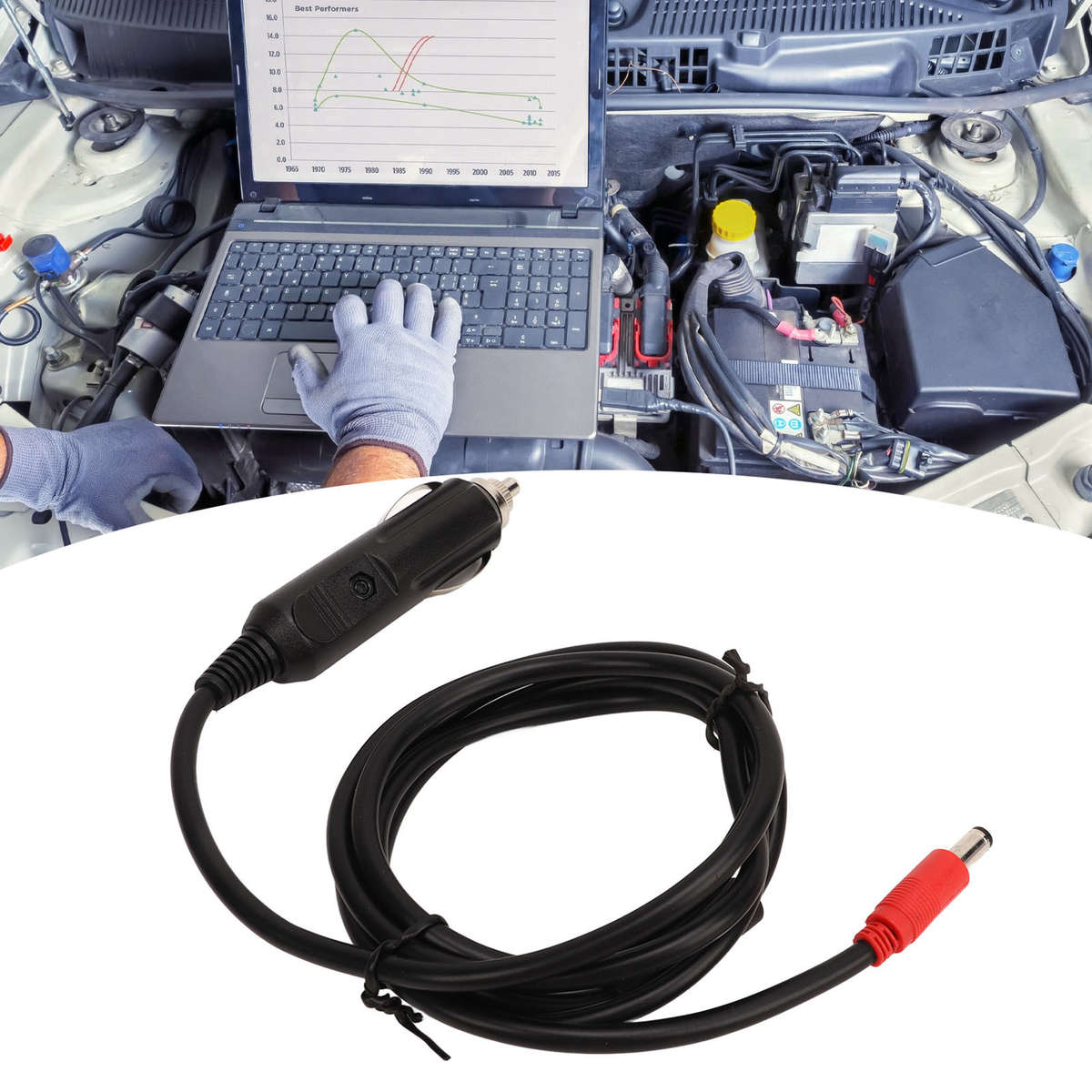 Cigarette Lighter Adapter Cable Power Supply Charger Cord Part For Maxisys