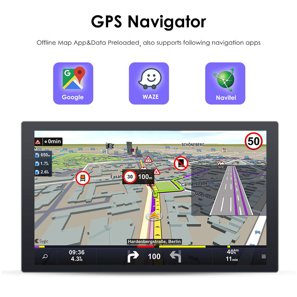 10.1" Android12 Car Radio GPS Stereo Player 6+64GB For VW Passat B7 CC 2010-2015