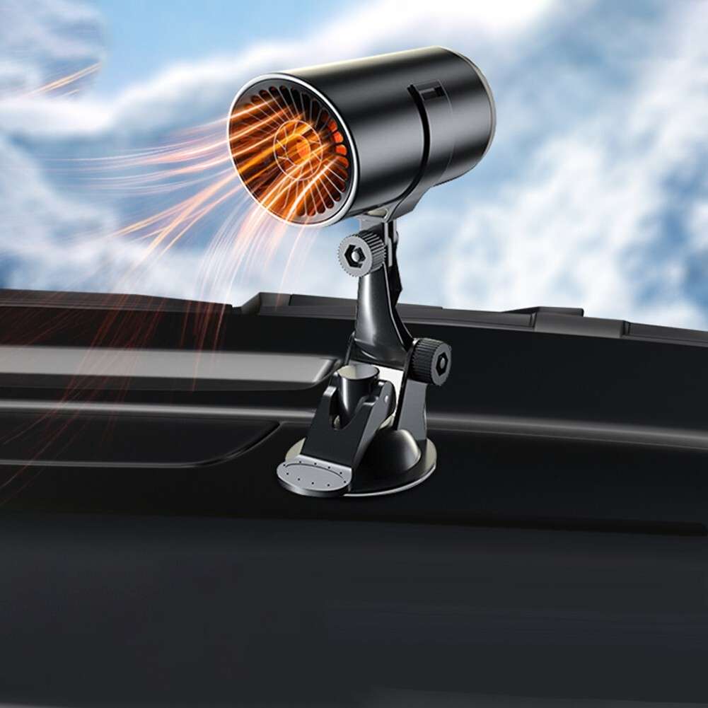 Portable Electric Car Heater 12V USB Heating Fan Defogger Defroster,Demi