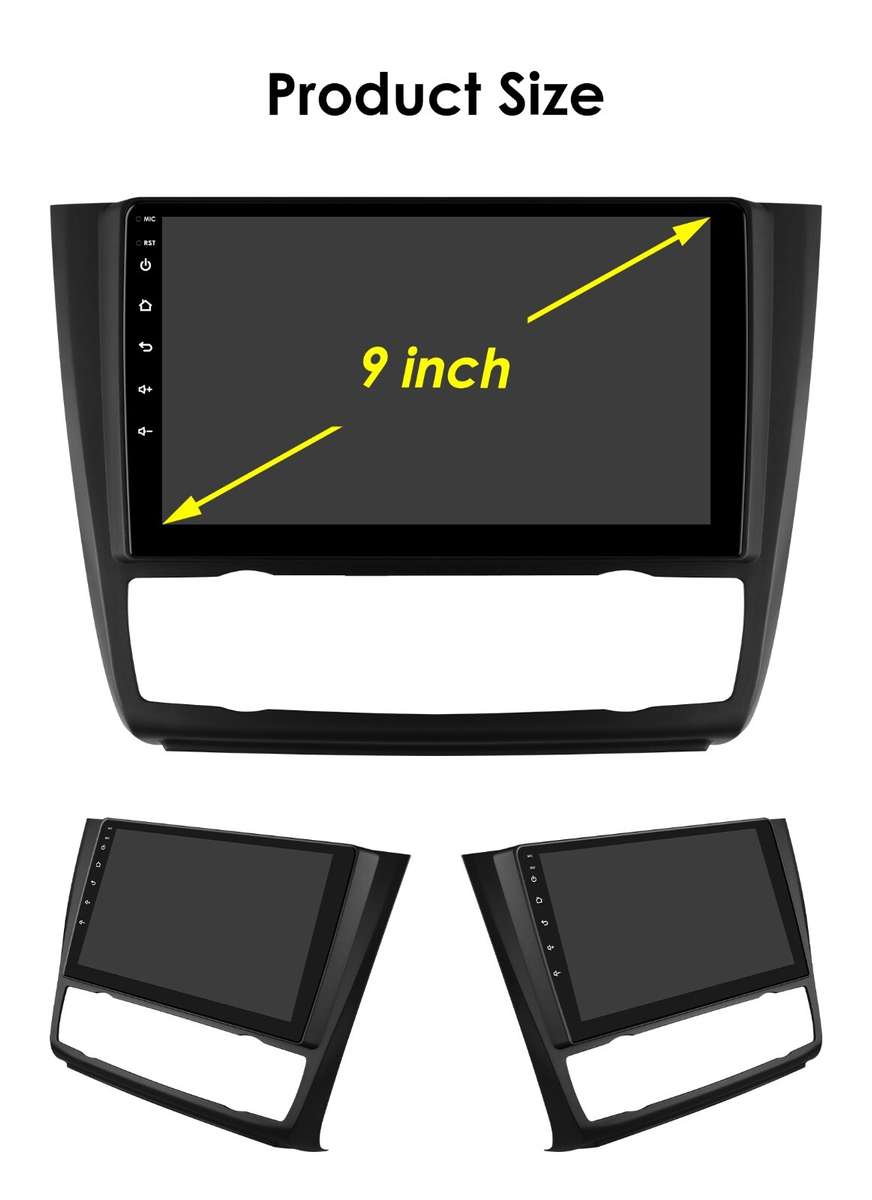 9" Android 12 For BMW 1 Series E88 E82 E81 E87 Car Stereo Radio Carplay WiFi GPS