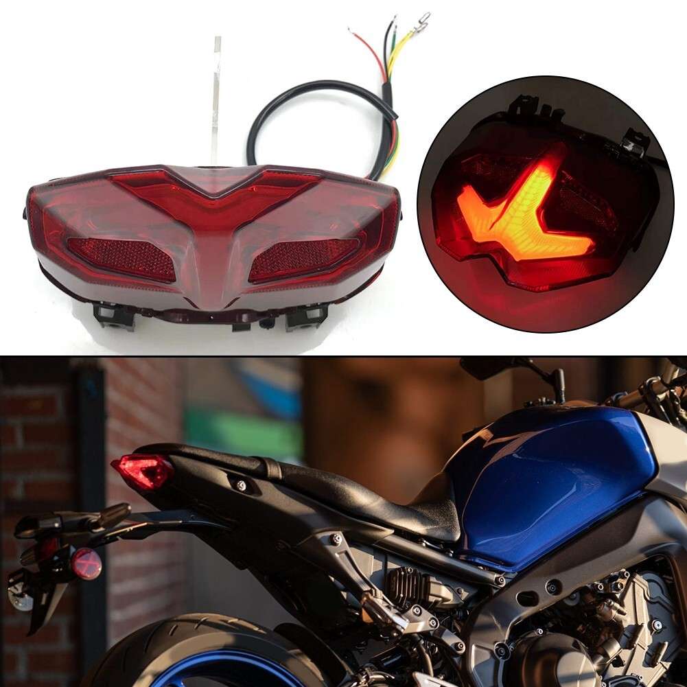 for YTR MT09 2021+ Integrated LED Tail Light Brake Turn Signal
