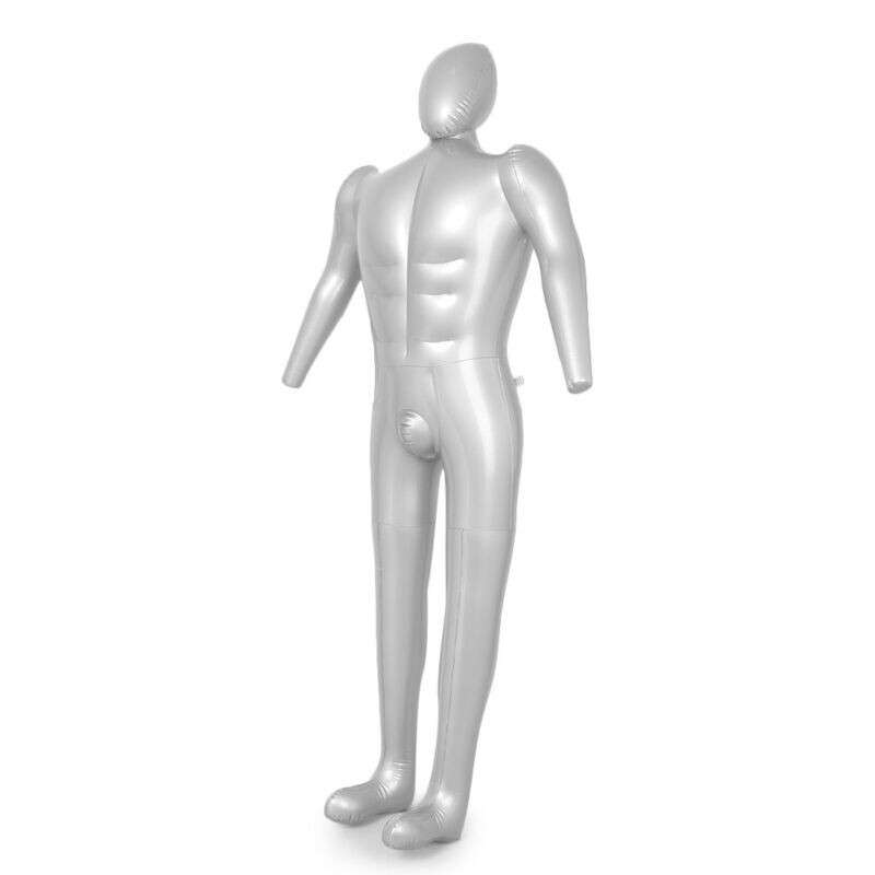 Man Full Body Inflatable Mannequin Male Dummy Torso Tailor Clothes Model Display