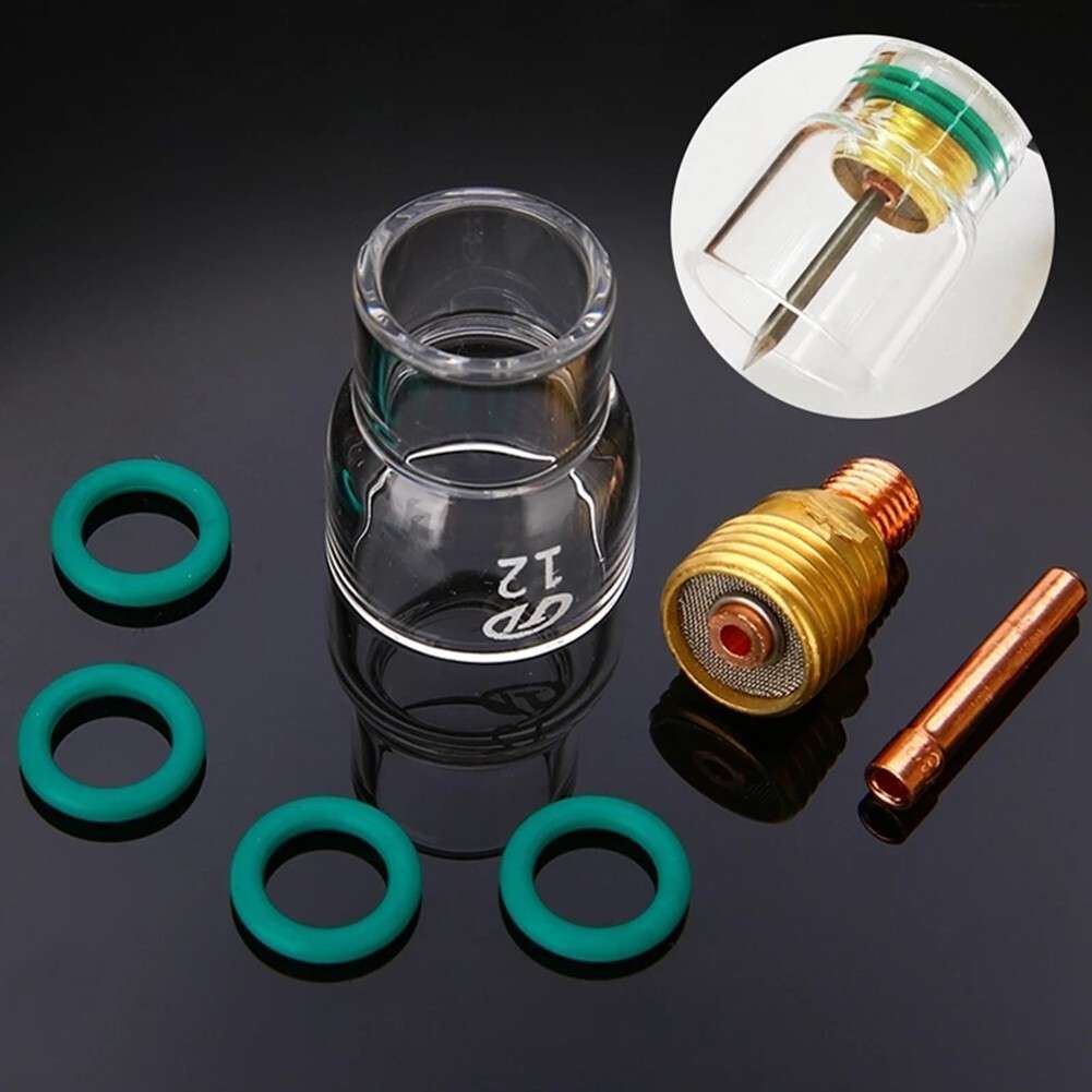 7Pcs Torch TIG Welding Gas Lens #12 Cup For WP9 20 25 24 WP17 26 18