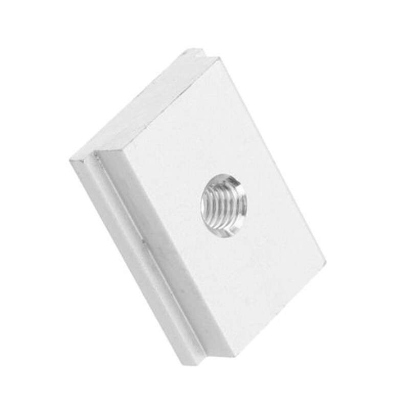 10x T-Slot Miter Bar Slider Aluminum Silver For Woodworking Table Saw Gauge Rods