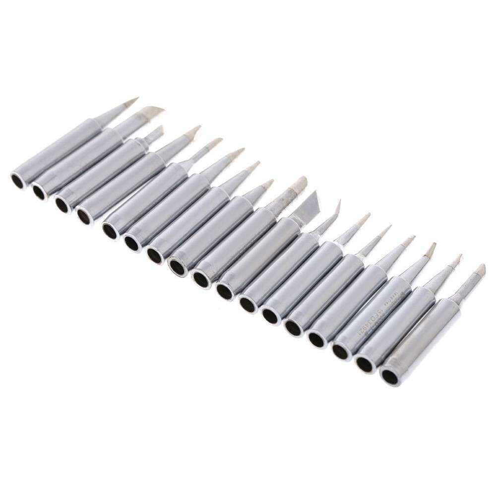 17Pcs/set Tips Solder Soldering Iron Rework Station For