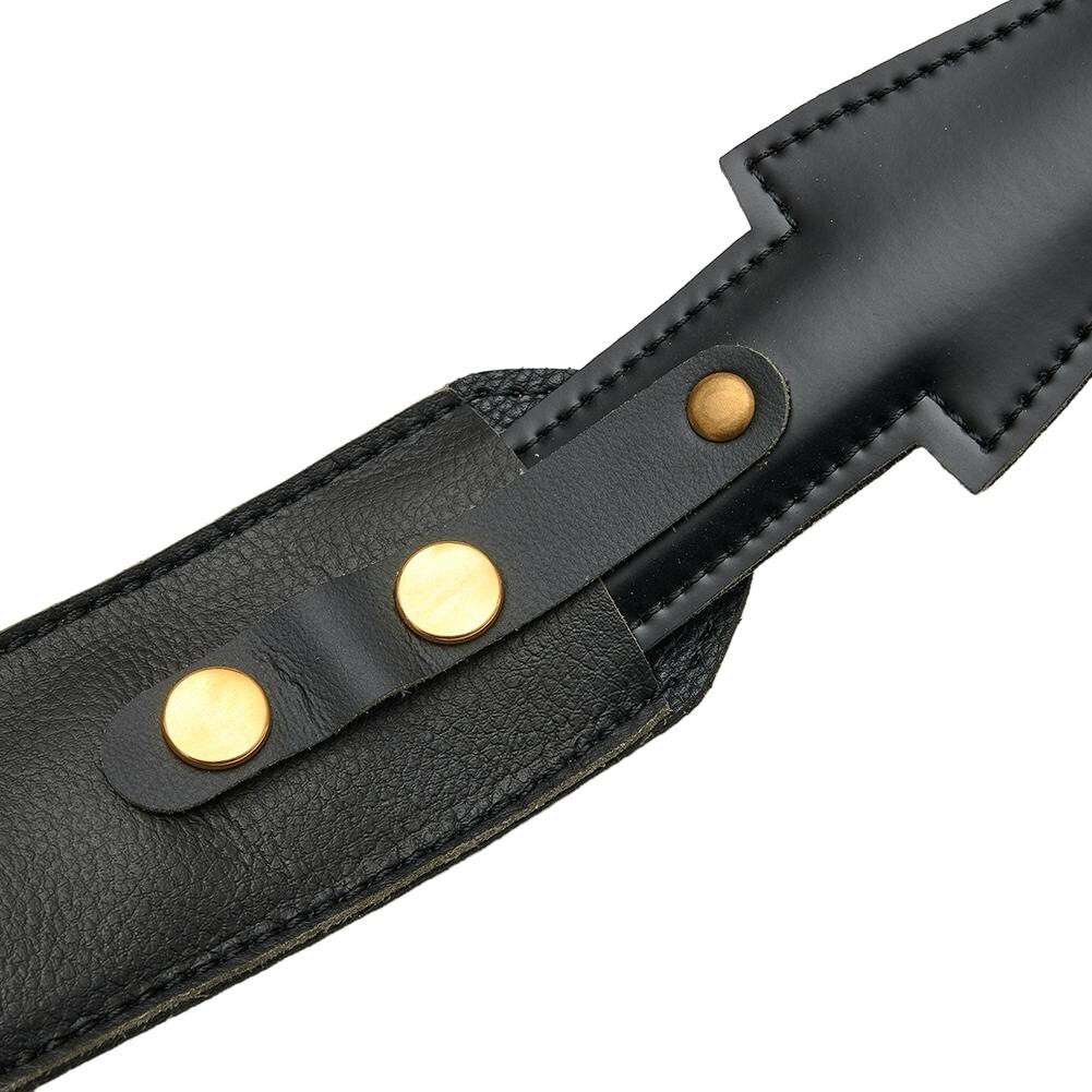 Saxophone Strap Leather Adjustable Shoulder Strap For Tenor Alto Sax-Accessorie