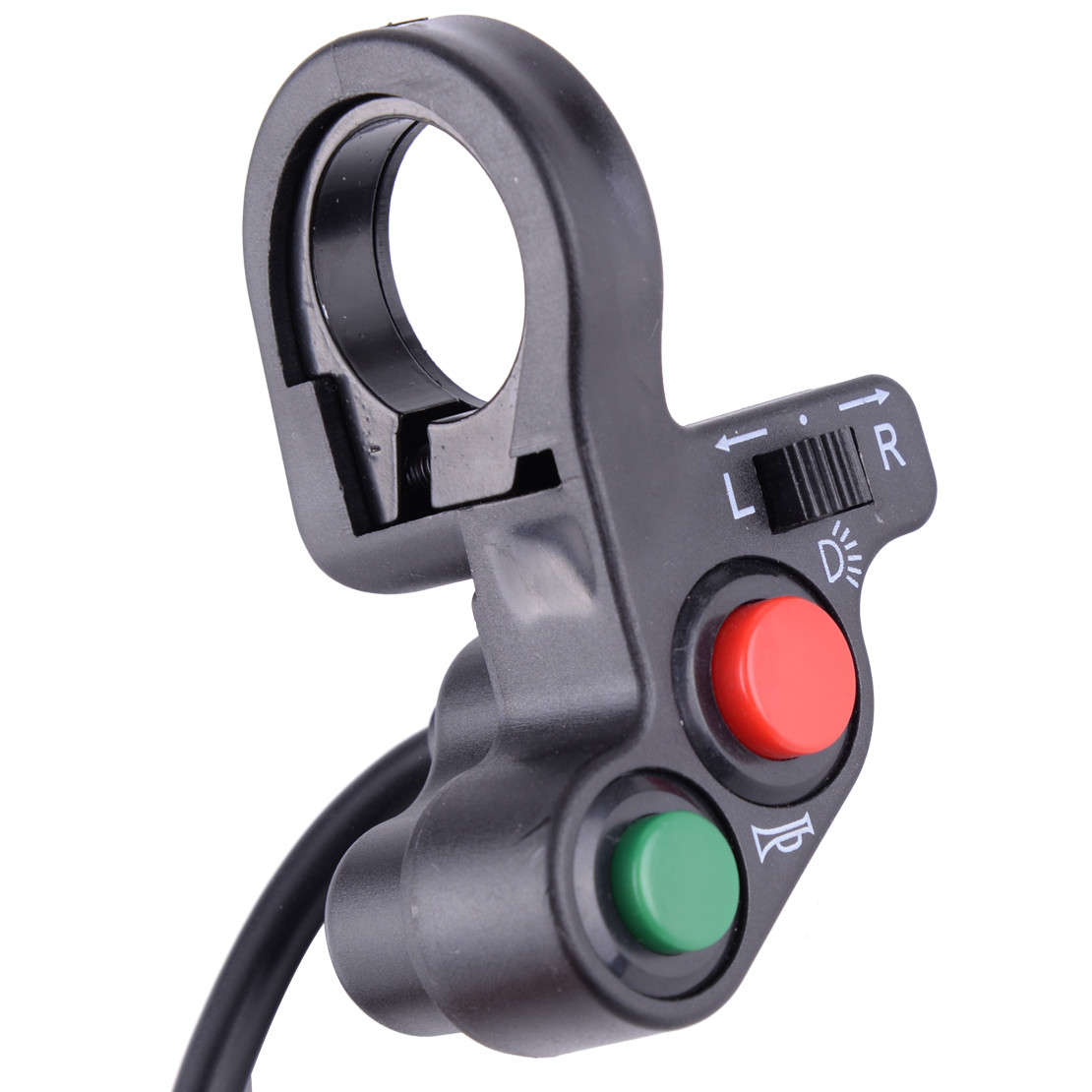 Motorcycle Horn Turn Signal Light Switch Fit for 7/8" Handlebar Bike Scooter ATV