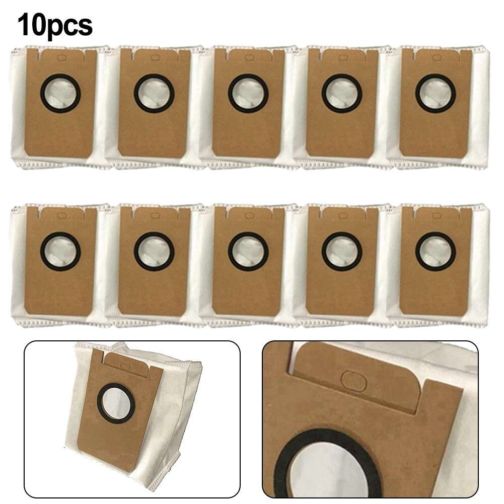 Efficiently Empty Dust Tank With 10 Dust Bags For Neabot Q11Robot Vacuum