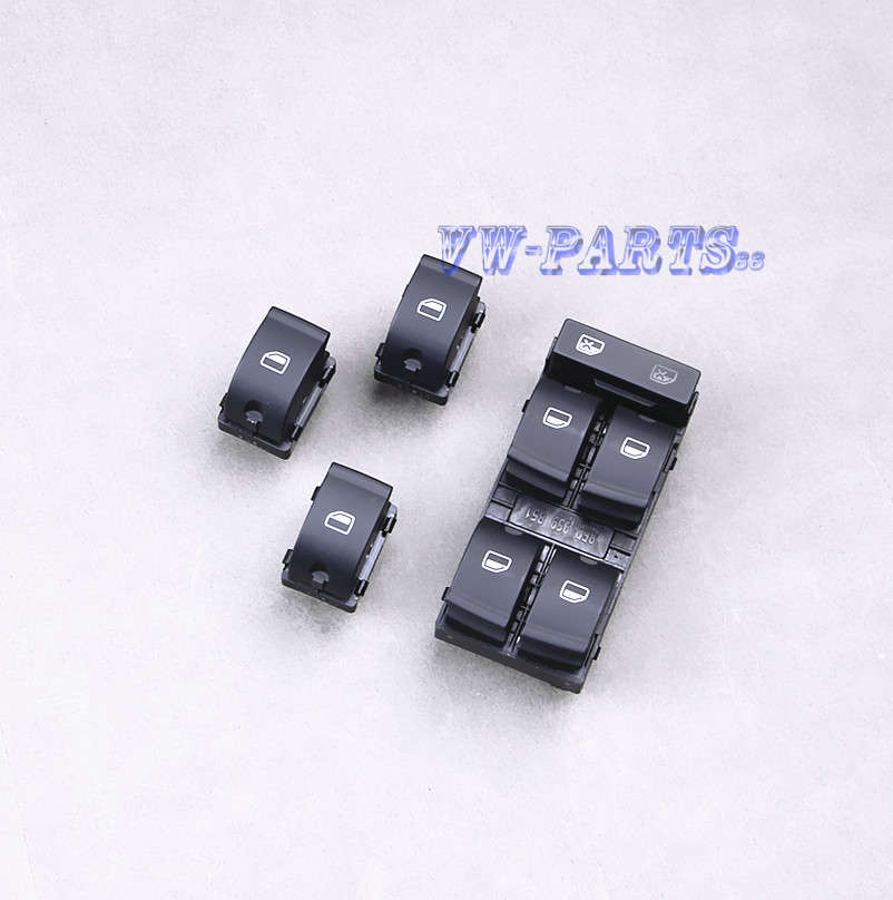 Electric Power Window Master Switch Set For AUDI A4 B7 S4 RS4