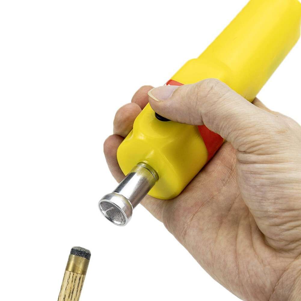 Quick And Effective Electric Cue Tip Shaping Tool For Pool And For Snooker Cues