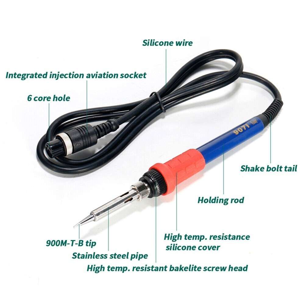 907I 6Pin-Handle Soldering Iron For-YIHUA 939BD+ 898BD+ 995D-853D-Sold