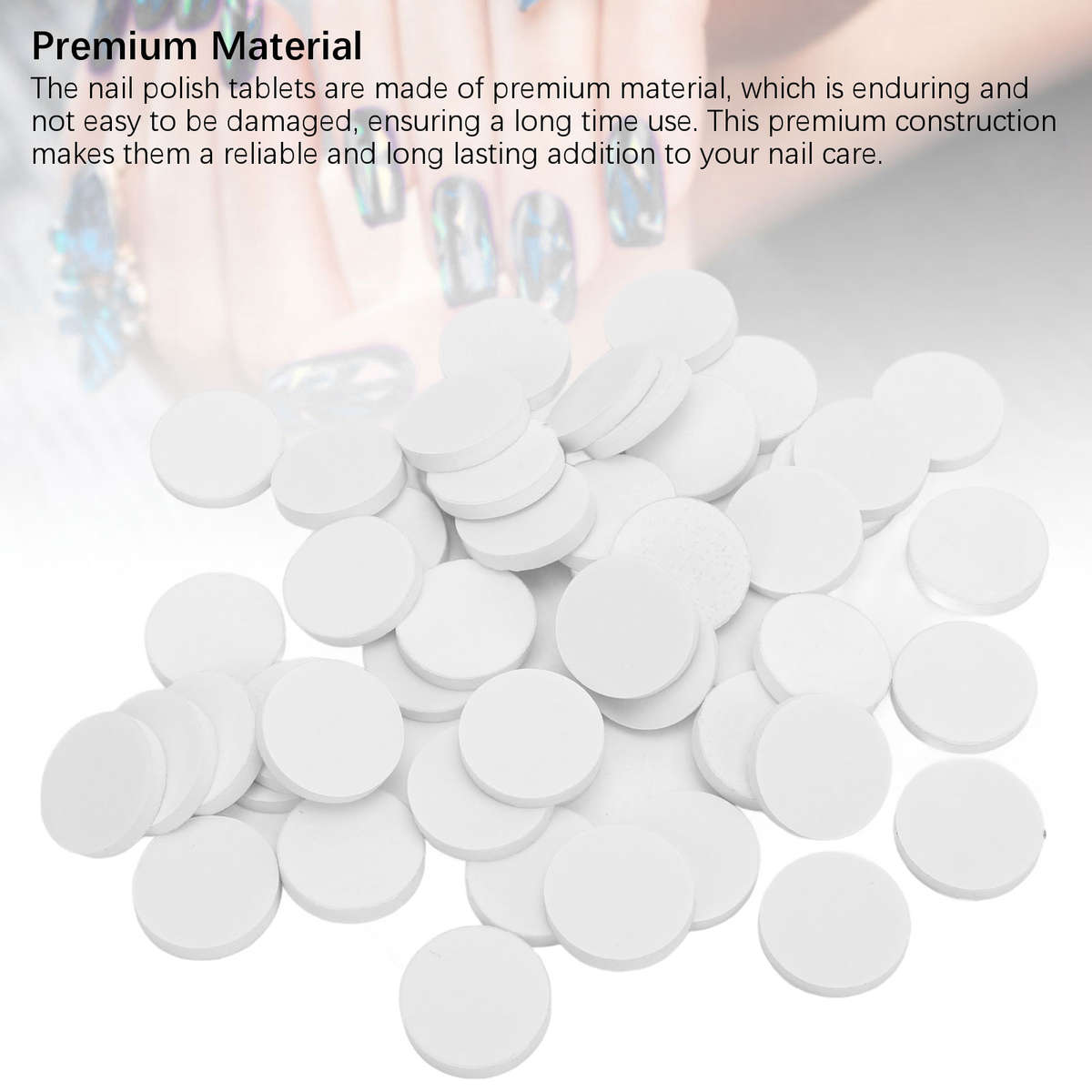 50pcs Nail Buffing Disc 25mm Nail Drill Grinding Pads Professional Polishing CHW