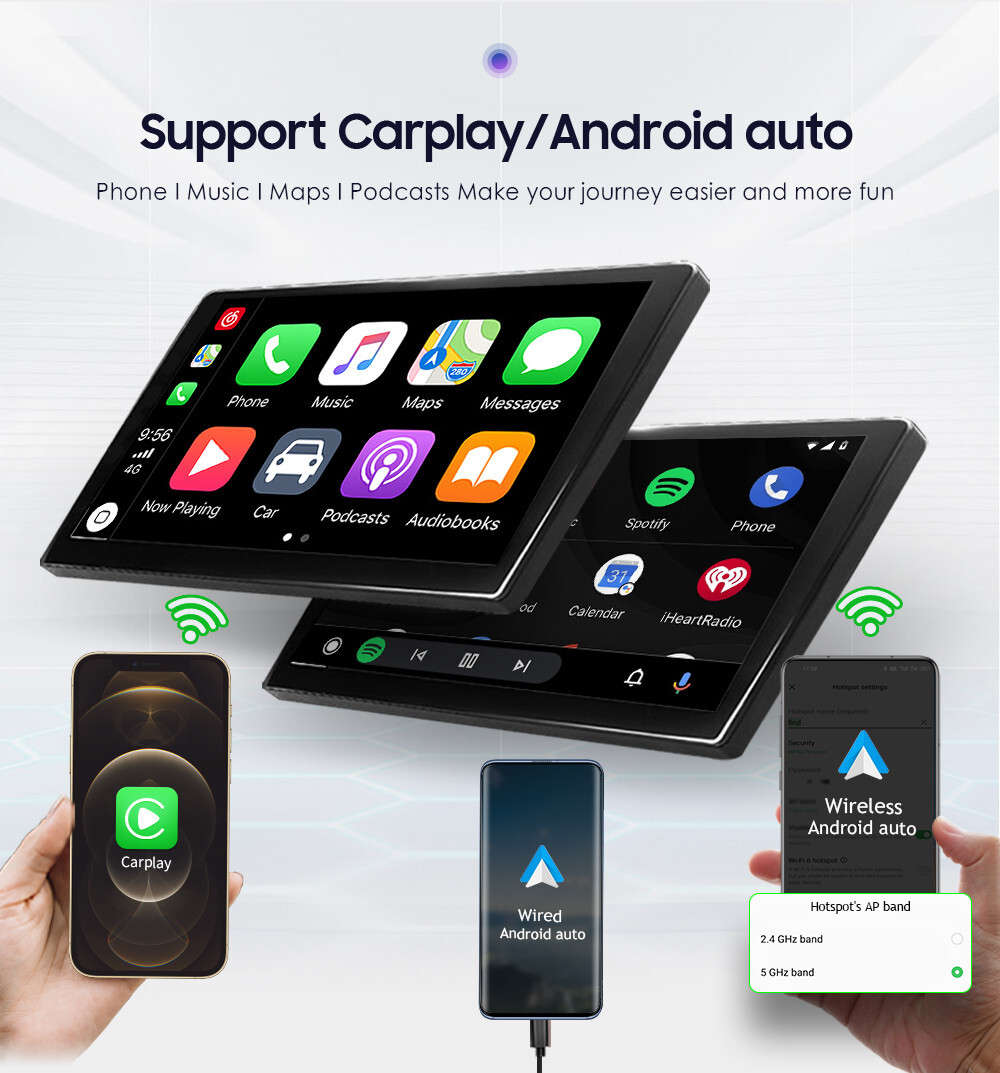 7" Android 12 64GB Double Din Car Stereo Head Unit GPS Navigation Radio 4G WIFI