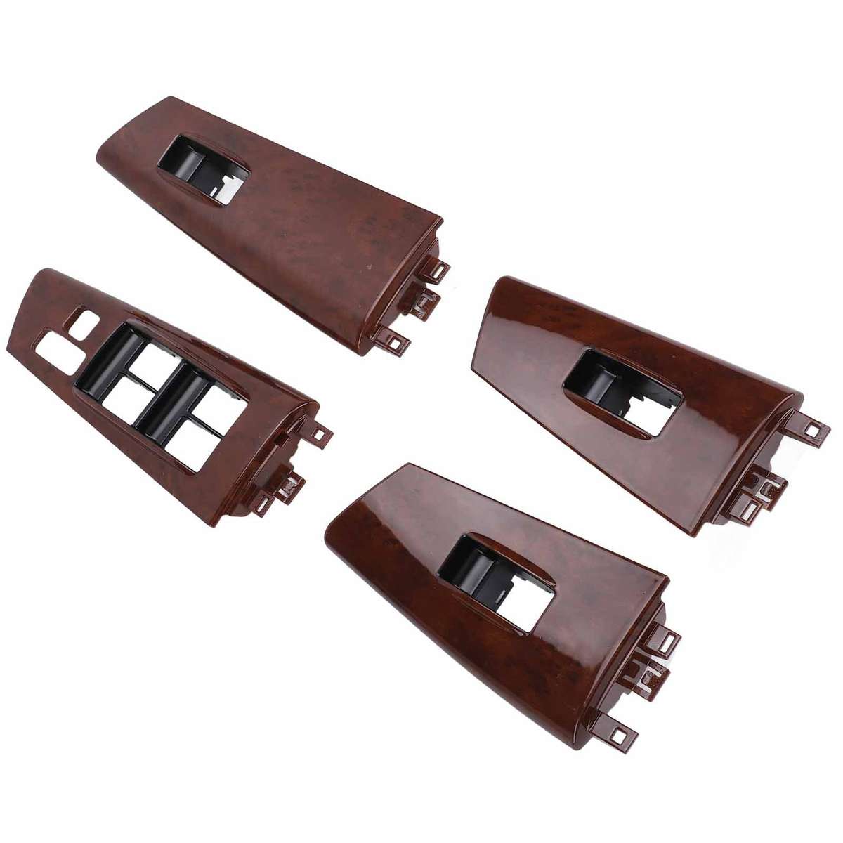 4pcs Window Switch Panel Set Front Rear Left Right Door Window Control Switch