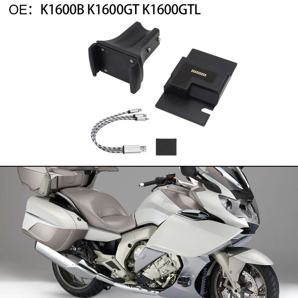 Motorcycle GPS Phone Navigation Bracket USB Charger Holder Mount Stand 2011-2020