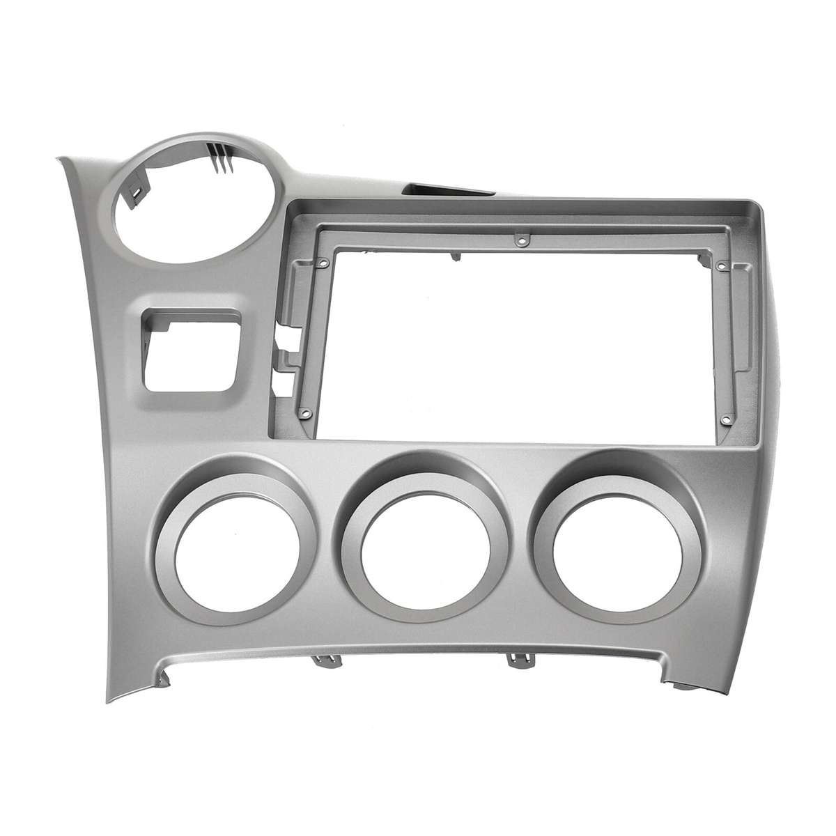 9-inch Car-Radio Stereo Fascia Frame-Panel,Silver For Toyota For MATRIX 2009-14