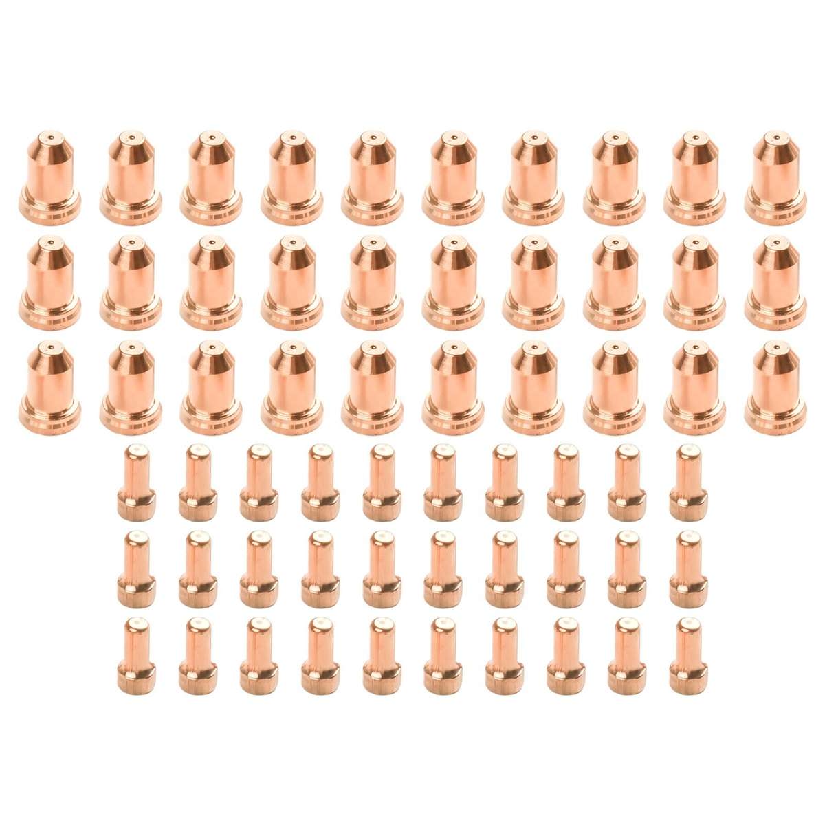 60pcs PT-80 PT80 IPT-80 Plasma Cutter Torch Electrode 1.2mm Tips 52558 51311.12