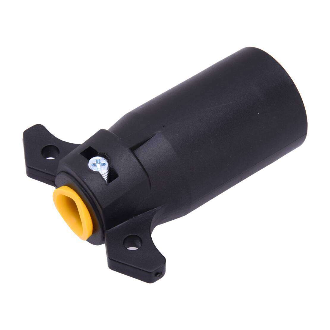 1pcs RV Trailer 7 Way Round Light Plug Connector Replacement End Blade Pin New