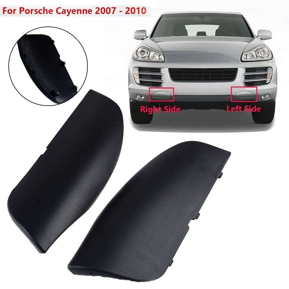 2008-10 Tow Hook Cover 2pcs Car Exterior For Cayenne Front Bumper For Porsche