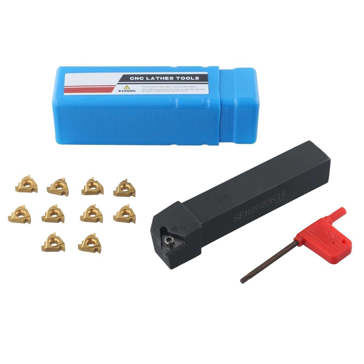 Tool Holder Lathe Thread Turning Alloy Steel Carbide Insert External Thread
