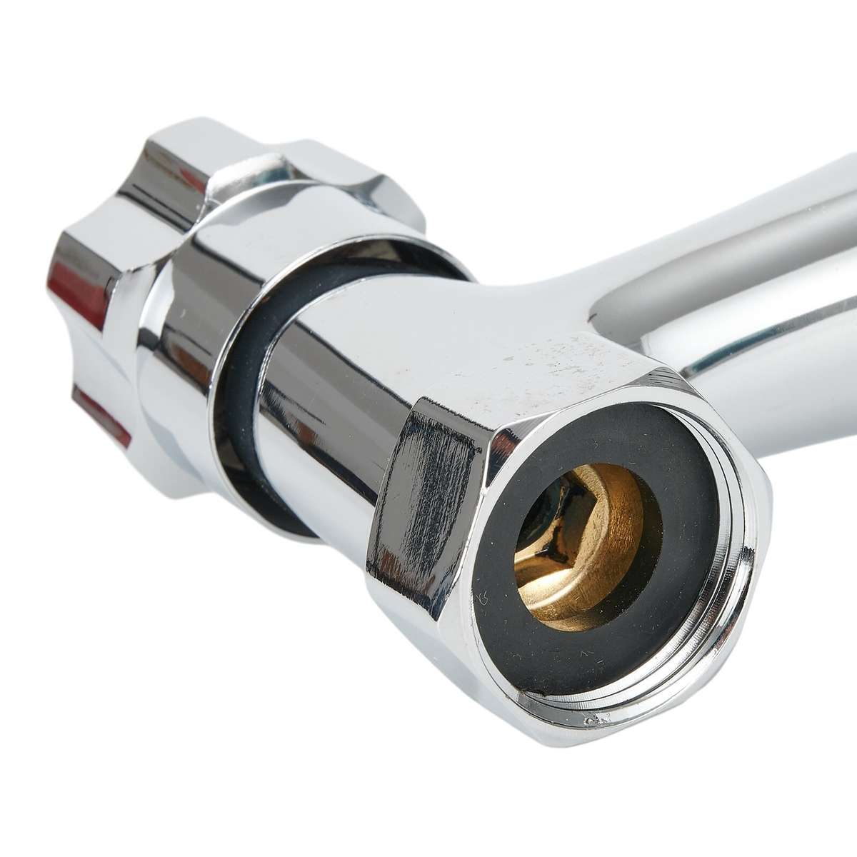 Shower Mixer Valve Valve Water Interface Anti-Reflux Bar Brass Chrome Finish