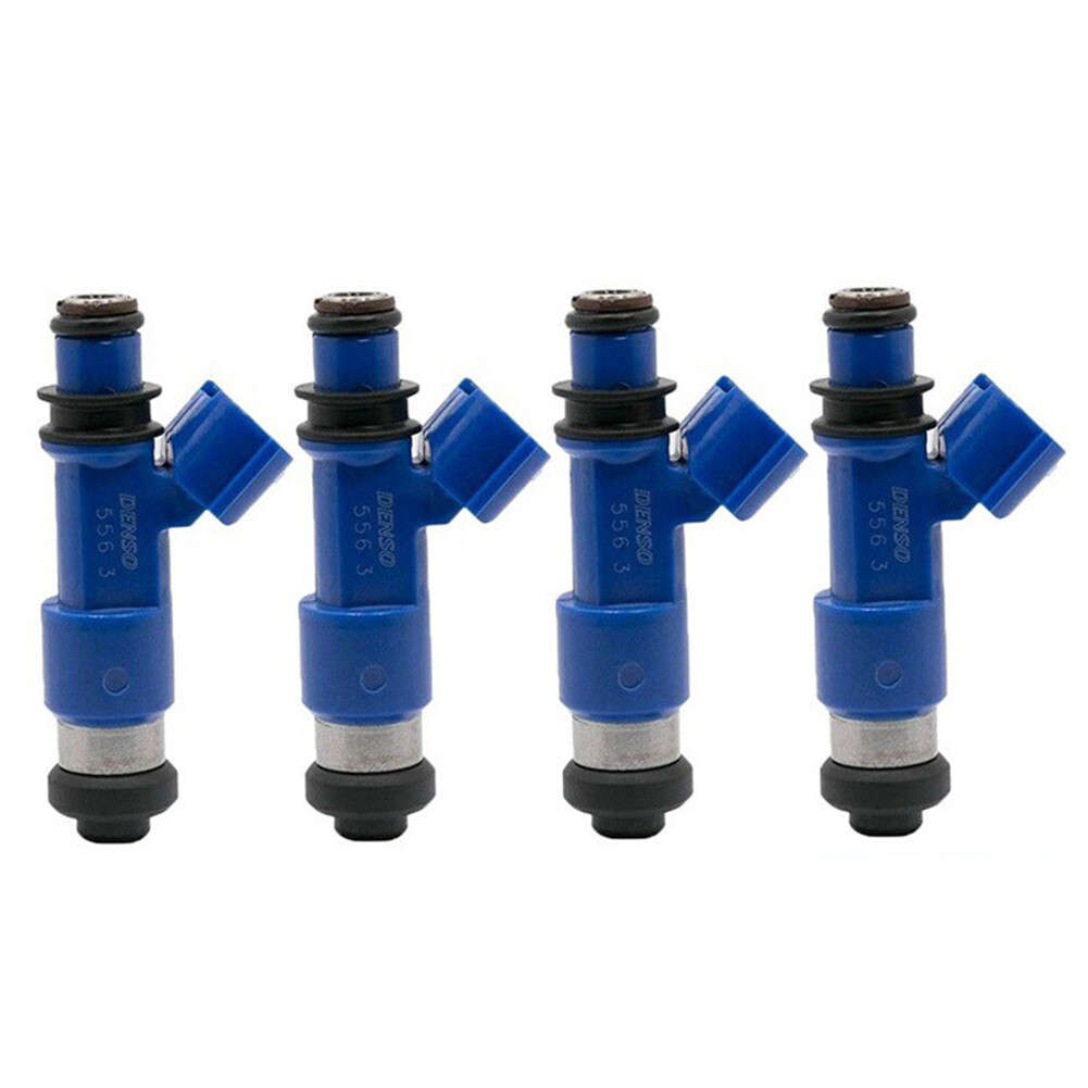 4Pcs Fuel Injector 565cc 16611-AA720 for Denso Subaru WRX / STI 2.5L Dark Blue