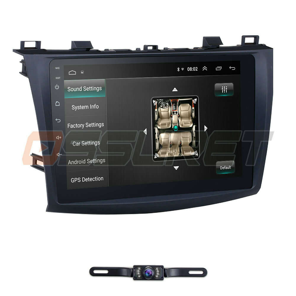 For Mazda 3 2010-2013 Car Radio 9" Android 9.0 2Din GPS Navi Stereo Wifi DAB+Cam