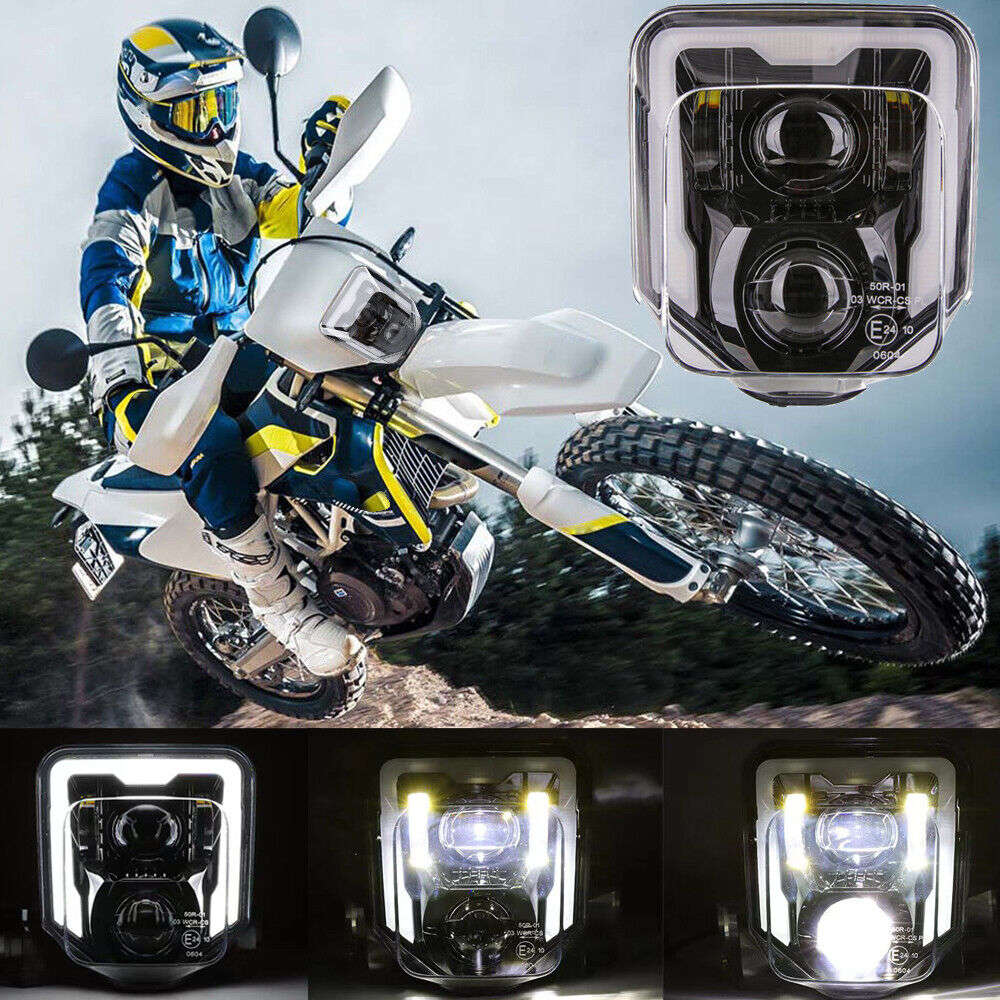 LED Healight High/low Beam DRL for Husky 701 Enduro SuperMoto Plug and Play