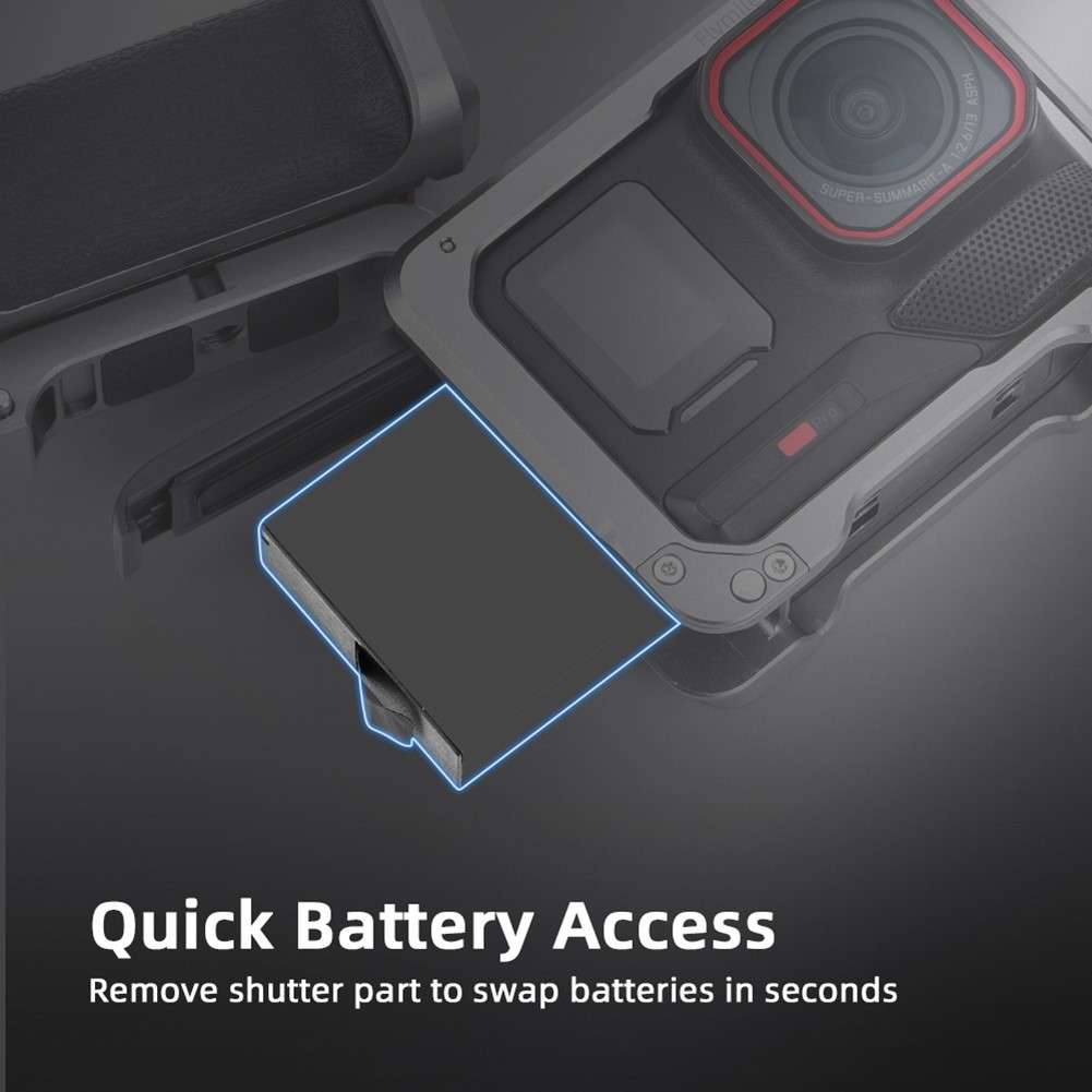 For Insta360 AcePro/2 Street Photography Handle: Portable Non-Slip Grip
