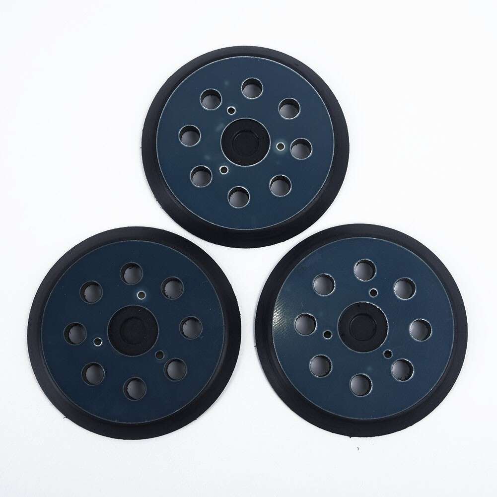 3pcs 125mm Sanding Base And Pad For Random Orbit Sander Replacement Parts