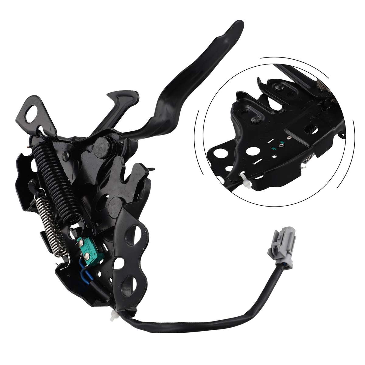 Black Hood Latch Lock For Nissan For Altima 2016 2018 Sedan With Remote Start