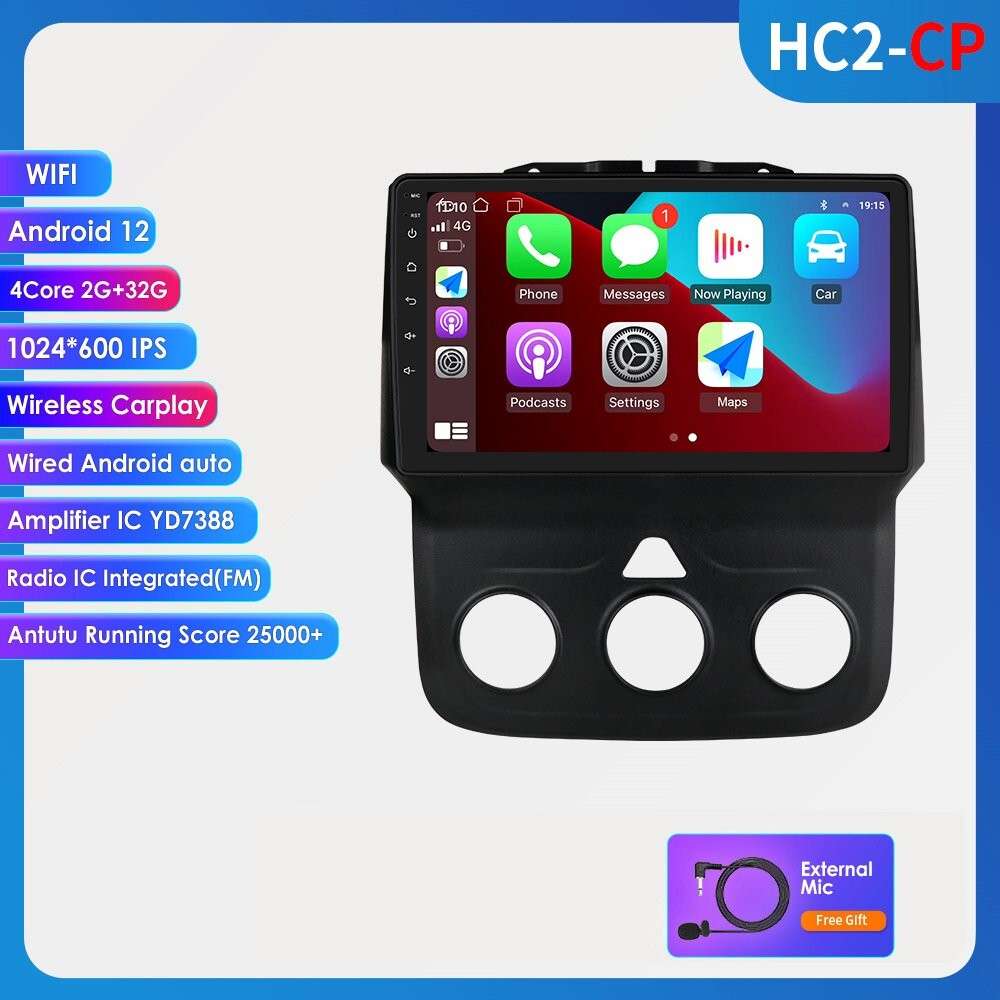 Car Stereo GPS For Dodge Ram 1500 2500 3500 2013-2018 Android 13.0 Radio Carplay