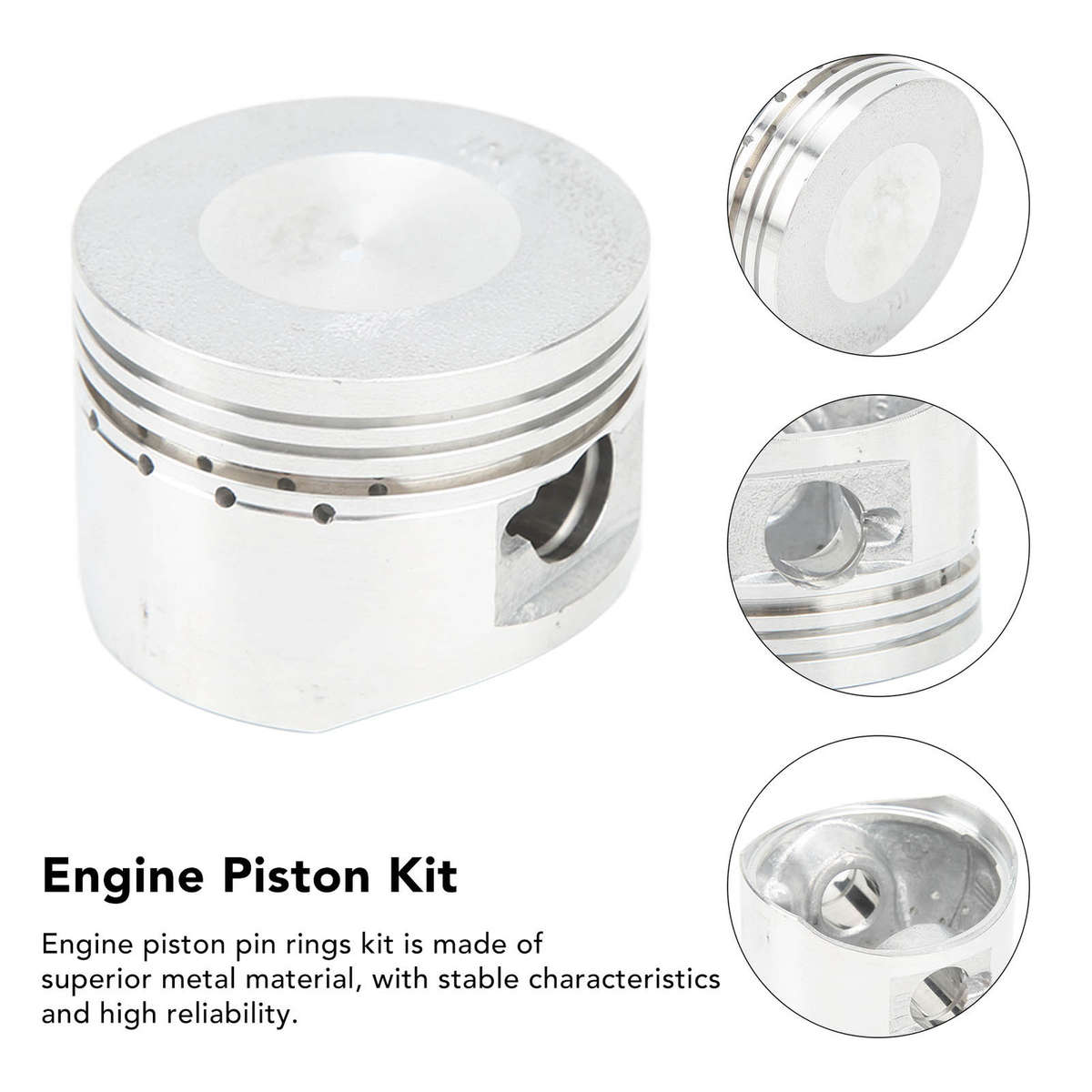 52.4mm Piston Rings Gasket Set High Strength Part For 110 125 Engine ATV