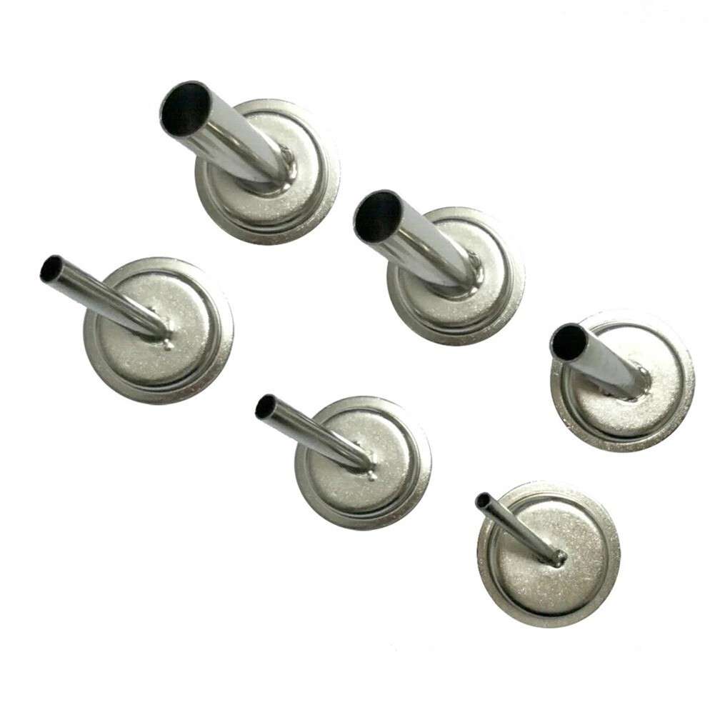 Curved Hot Nozzle 6pcs Bent Curved For QUICK 861DW Hot Air Rework Station