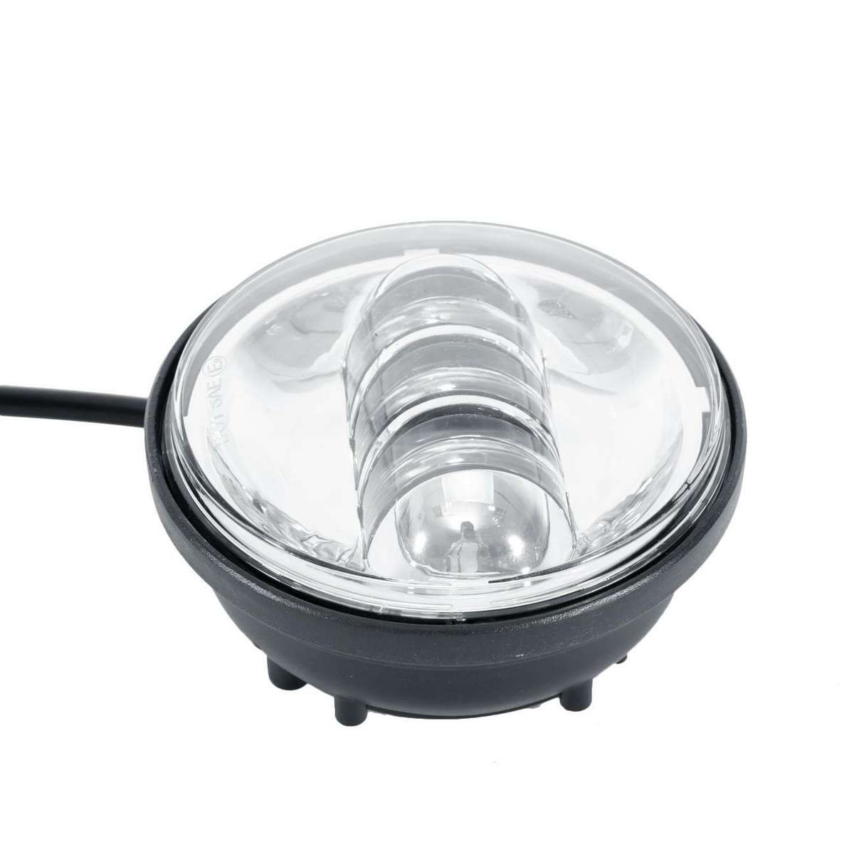 4-1/2 Inch 4.5'' Chrome LED Passing Light Housing Motorcycle Front Fog Lamp