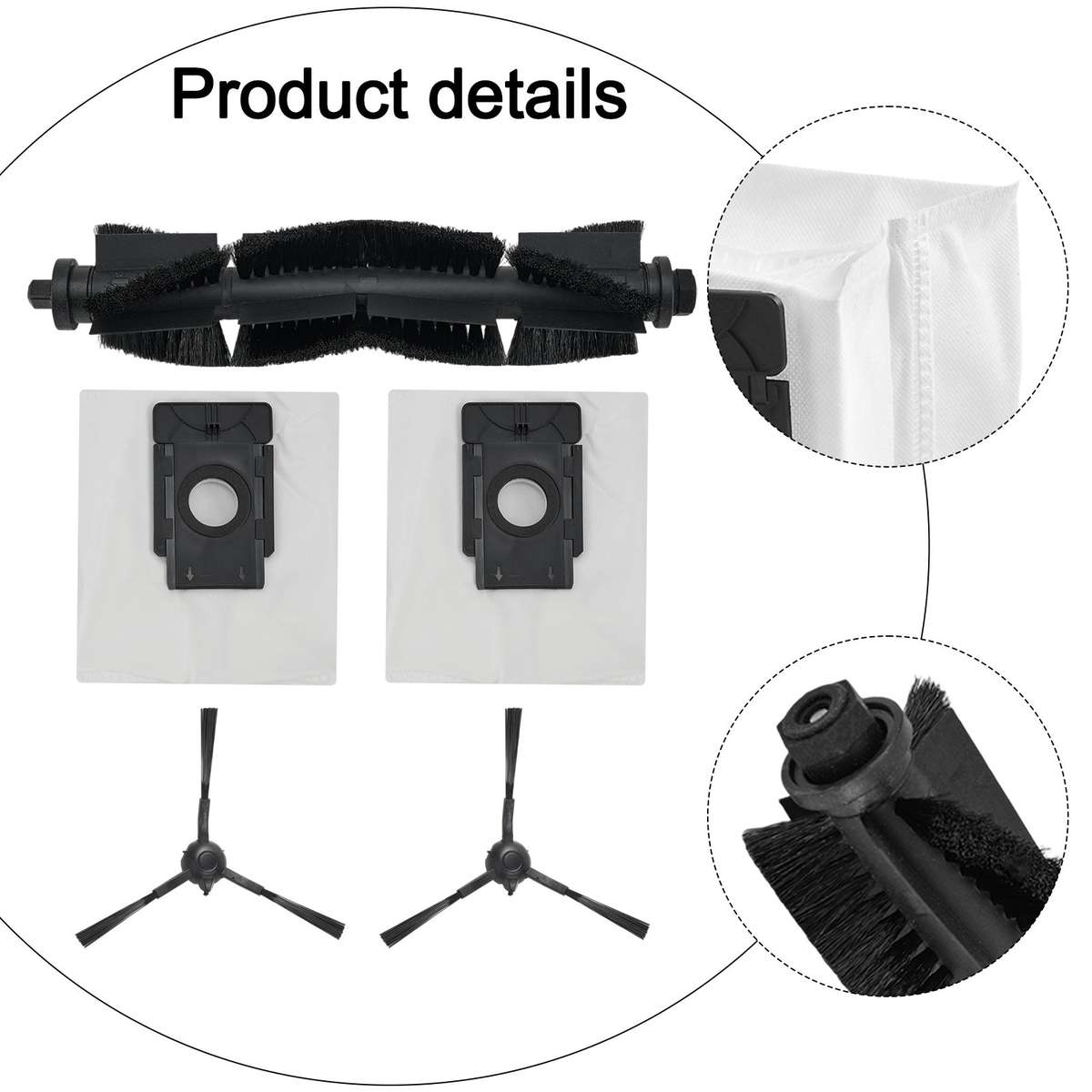 For Verefa L11 Pro Vacuum Maintenance Kit Includes Main Brush And Bags