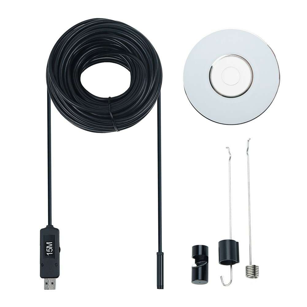50 FT Pipe Inspection Camera USB Endoscope Video Sewer Drain-Cleaner,Water-proof