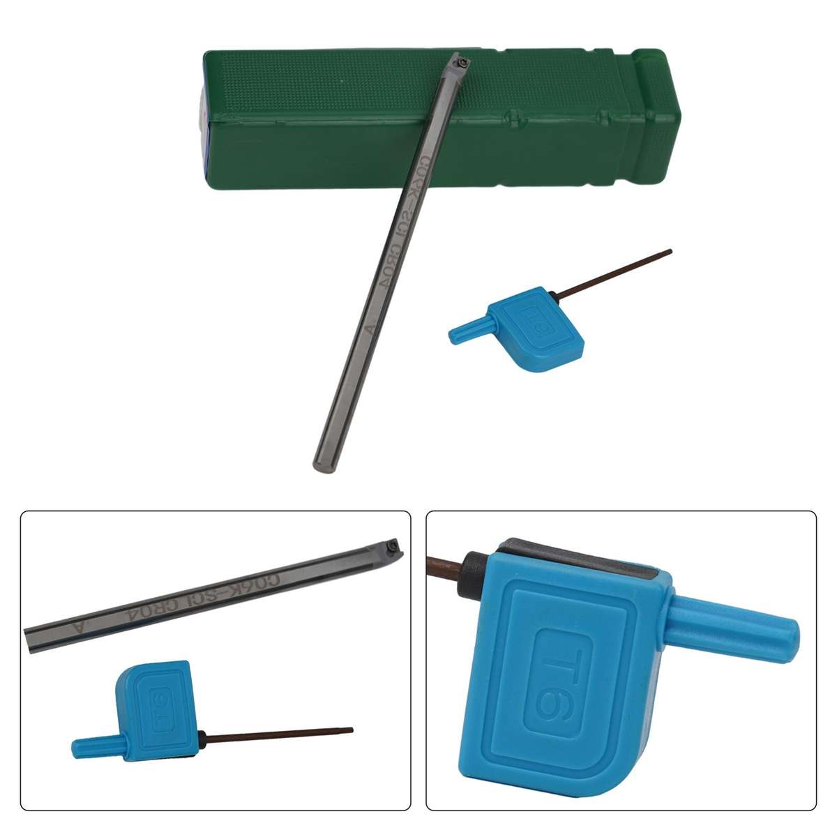 Reliable Solid Carbide Turning Tool Holder C06K SCLCR04 For CCGT04 Blades