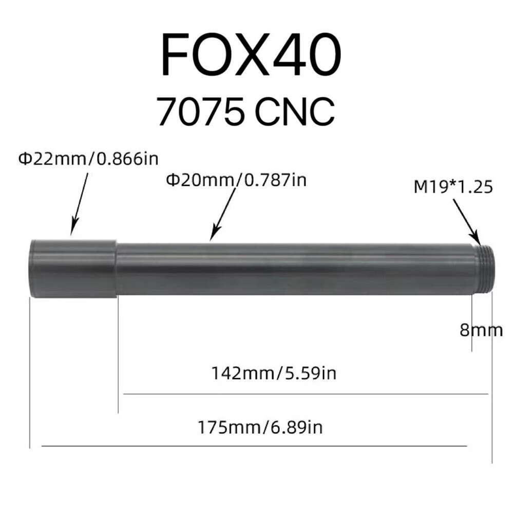 Replace Your Front Fork With This 110 X 20mm Bolt Thru Axle For Fox Bikes