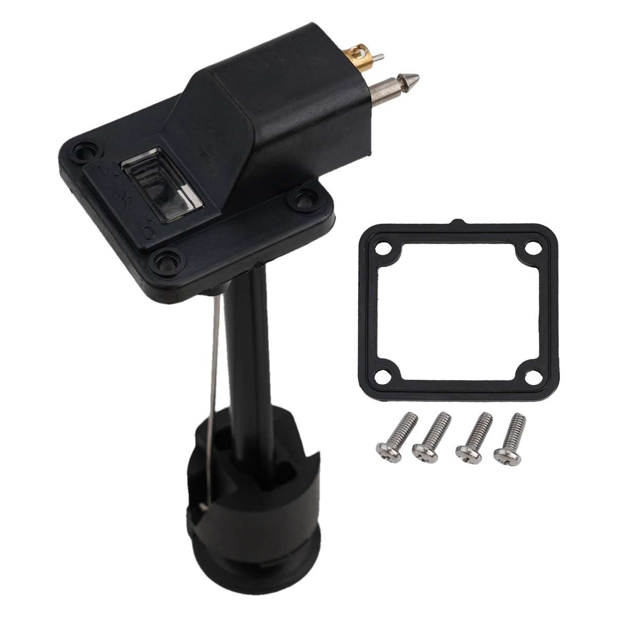 Boat Fuel Tank Connector/Pickup With Fuel Meter Fitting For Outboard Fuel Gauge