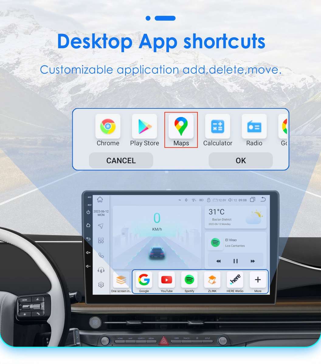 8+128G CarPlay Android Radio 8Core DSP GPS For Subaru Forester Impreza 2013 2014