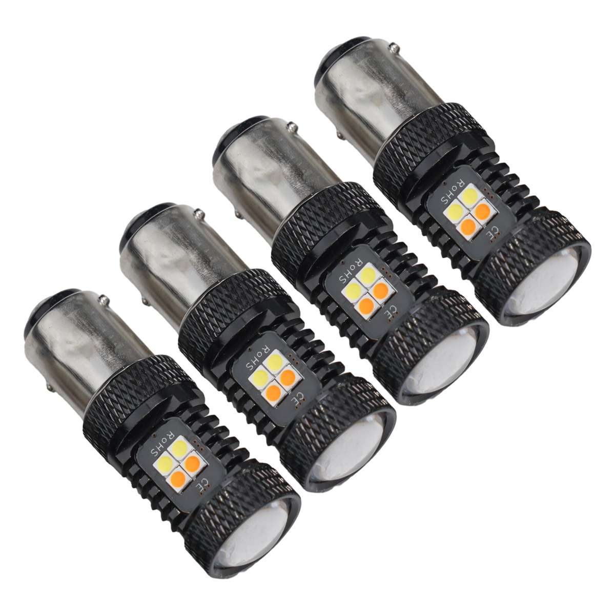 4pc 1157 for SWITCHBACK LED Turn Signal Bulbs/For for CHEVROLET C/K1500 2500