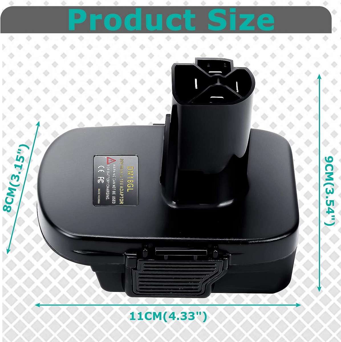 Converter Battery Adapter 18V For Milwaukee to for CRAFTSMAN 19.2V Power Tool