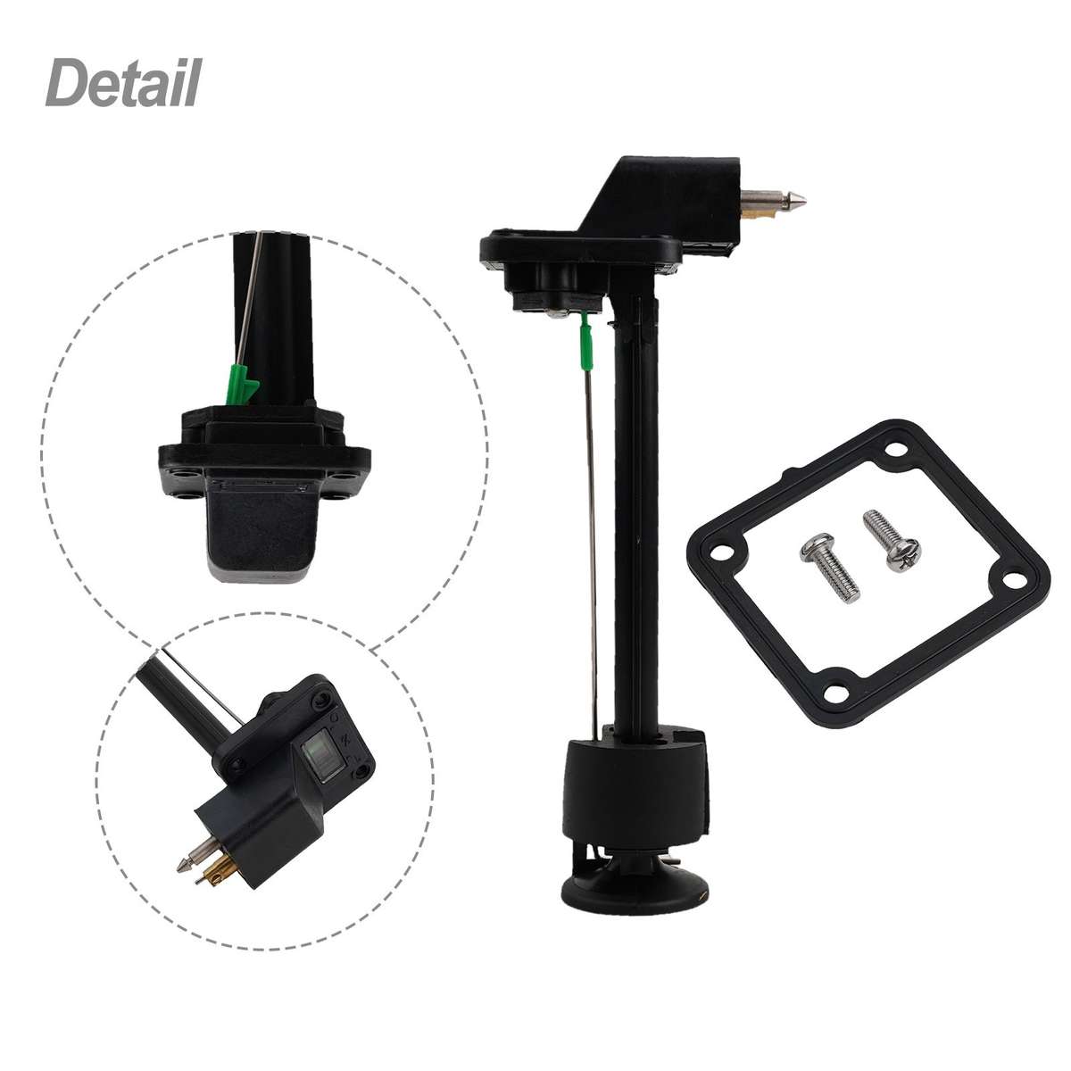 Boat Fuel Tank Connector/Pickup With Fuel Meter Fitting For Outboard Fuel Gauge