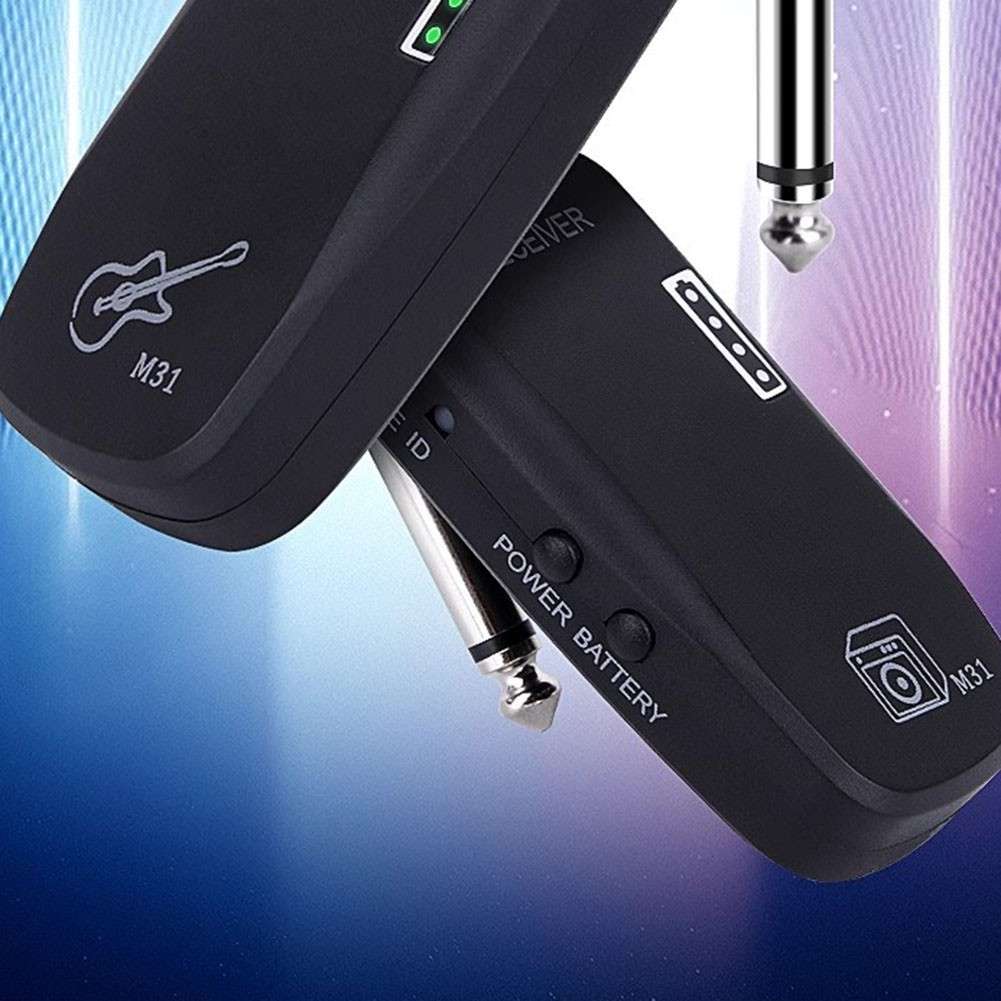 Rechargeable Wireless Guitar System Long Battery Life Exceptional Sound Quality