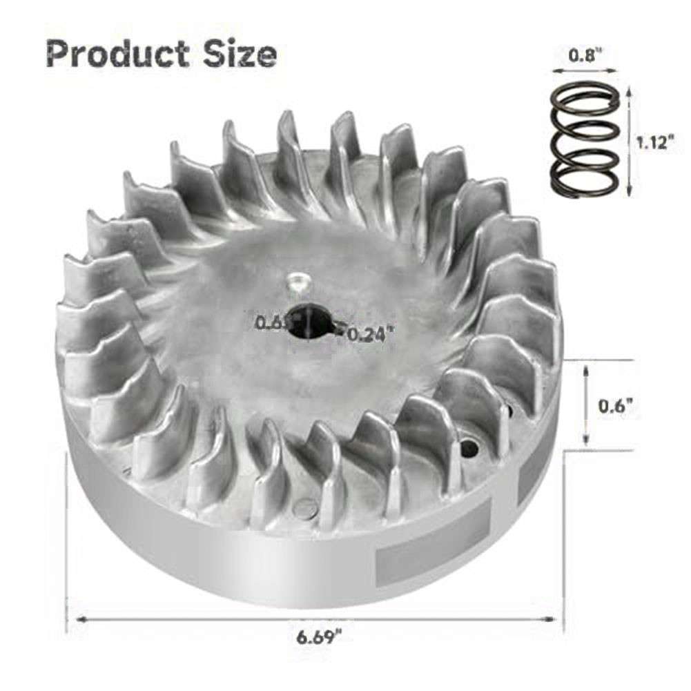 10krpm Aluminum Flywheel For PREDATOR For 212cc Mini Bike Go Kart Racing