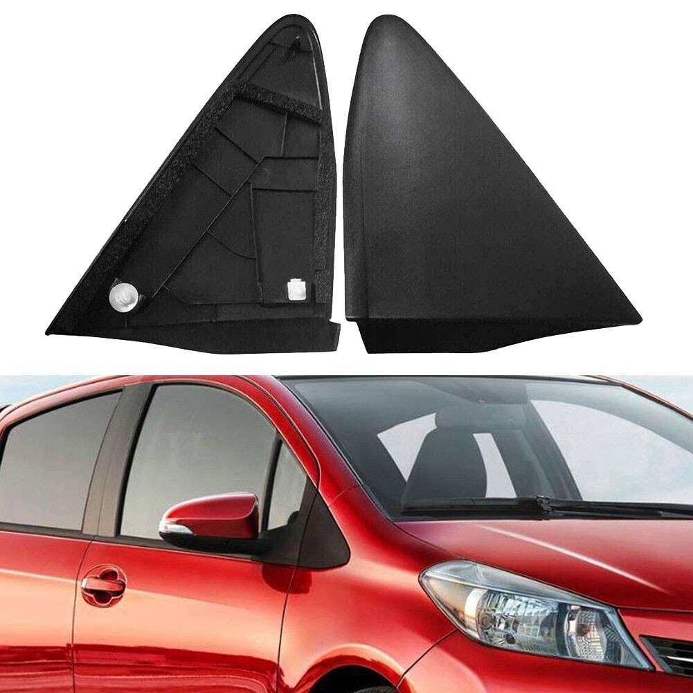 Universal Fitment Mirror Triangle Cover Trim For Toyota For Yaris,2Pcs