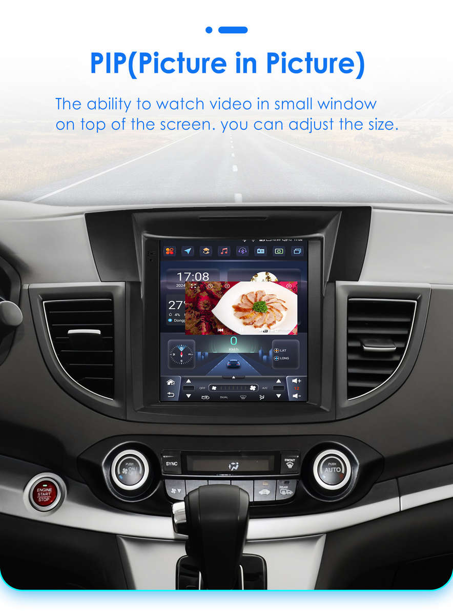 Android 13 Car Radio Stereo 9.7" GPS Navi WiFi Head Unit For Honda CRV 2012-2016