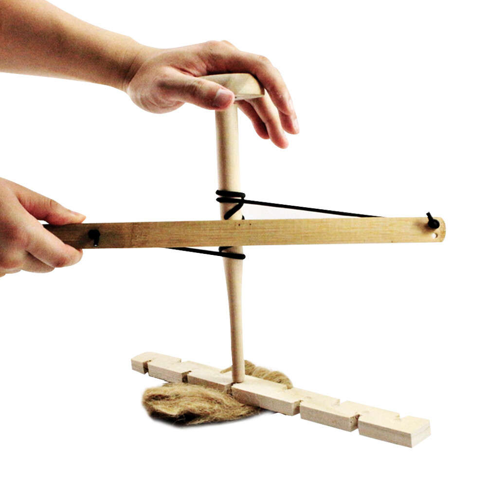 Wood Drilling Fire Making Tool Survival Emergency Ignitor Kit For Outdoor CH